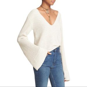 Free People Bell Sleeved Starman Sweater